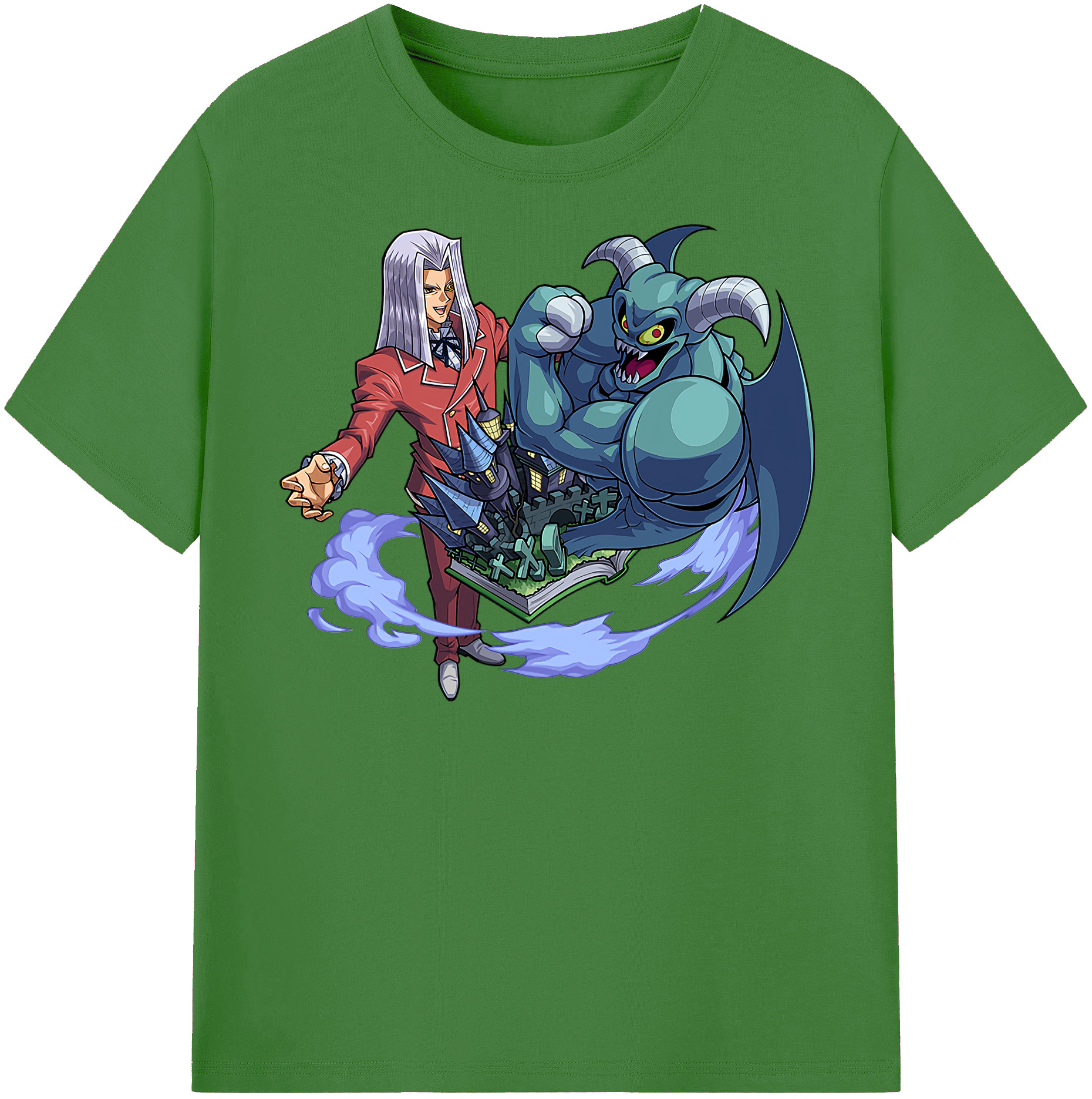 （画像用） 遊☆戯☆王 Yu-Gi-Oh! レディースカジュアルプリントTシャツ（綿100％）